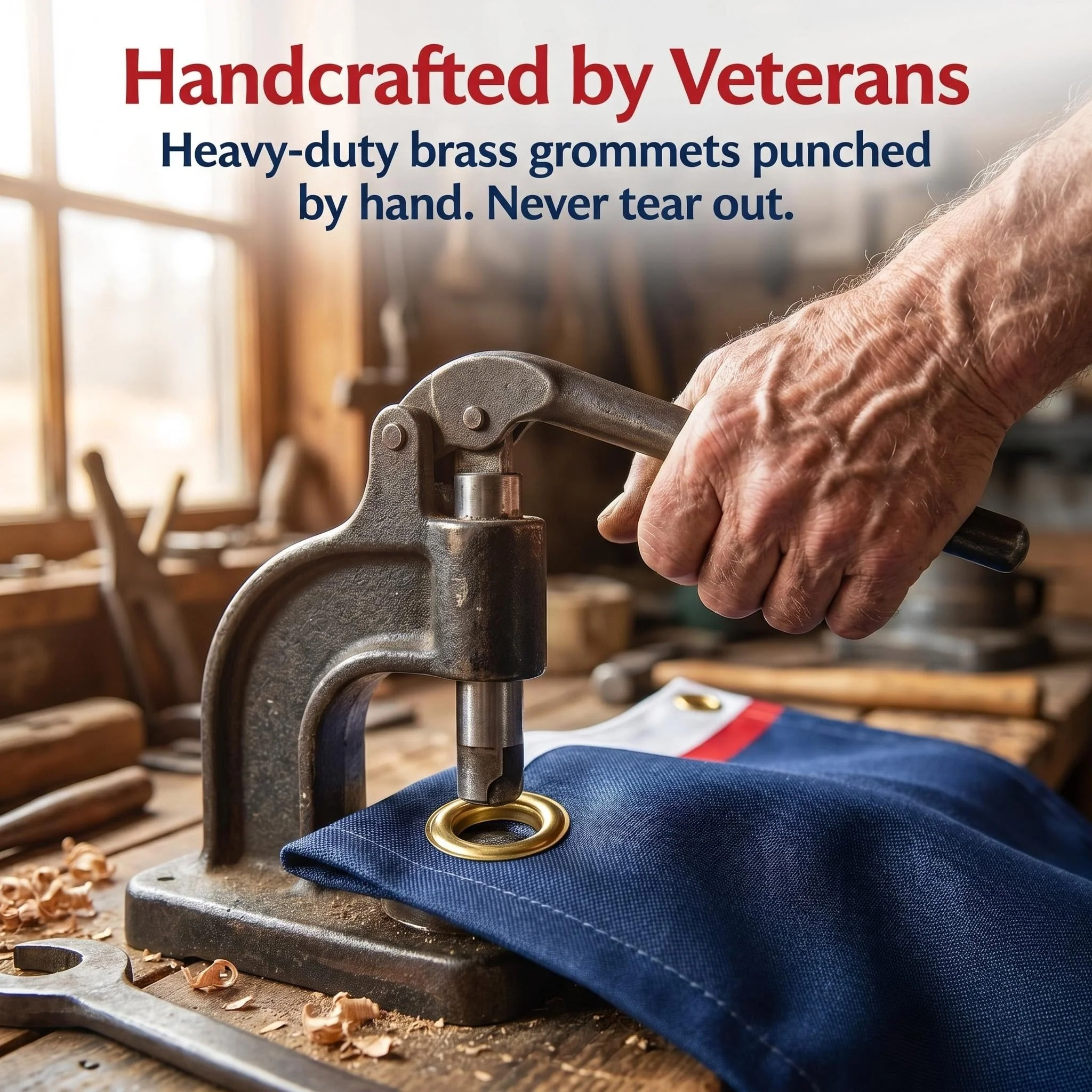 100% Veteran Owned / Handcrafted in USA-250th Anniversary Banners - Image 3