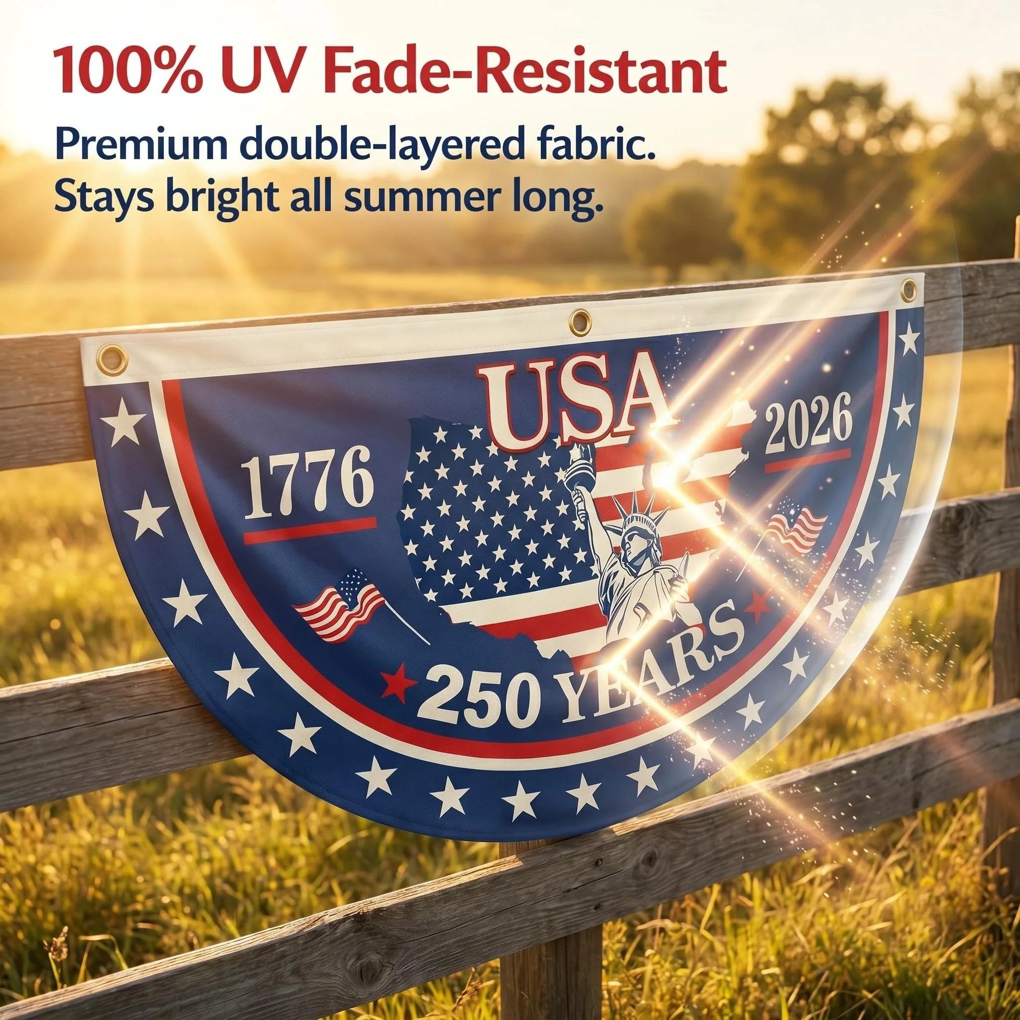 100% Veteran Owned / Handcrafted in USA-250th Anniversary Banners - Image 5