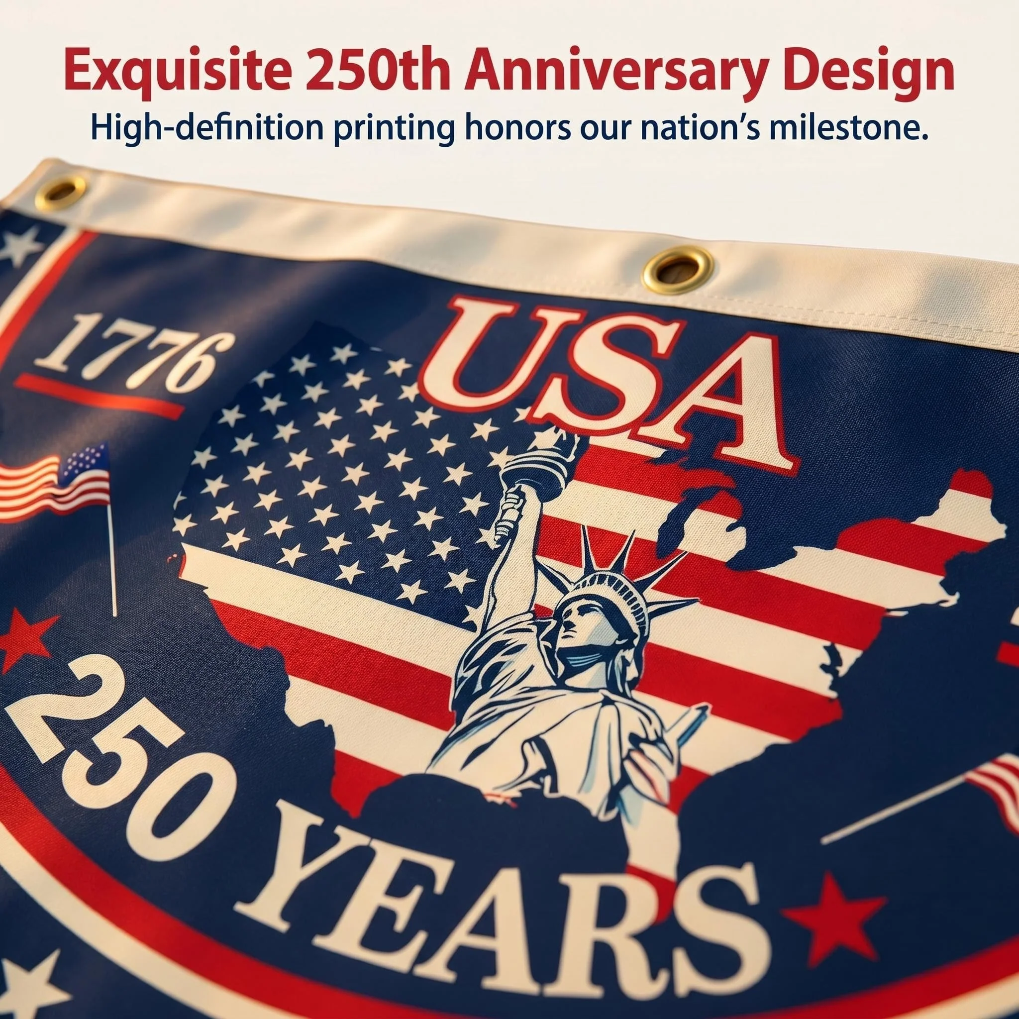 100% Veteran Owned / Handcrafted in USA-250th Anniversary Banners - Image 6