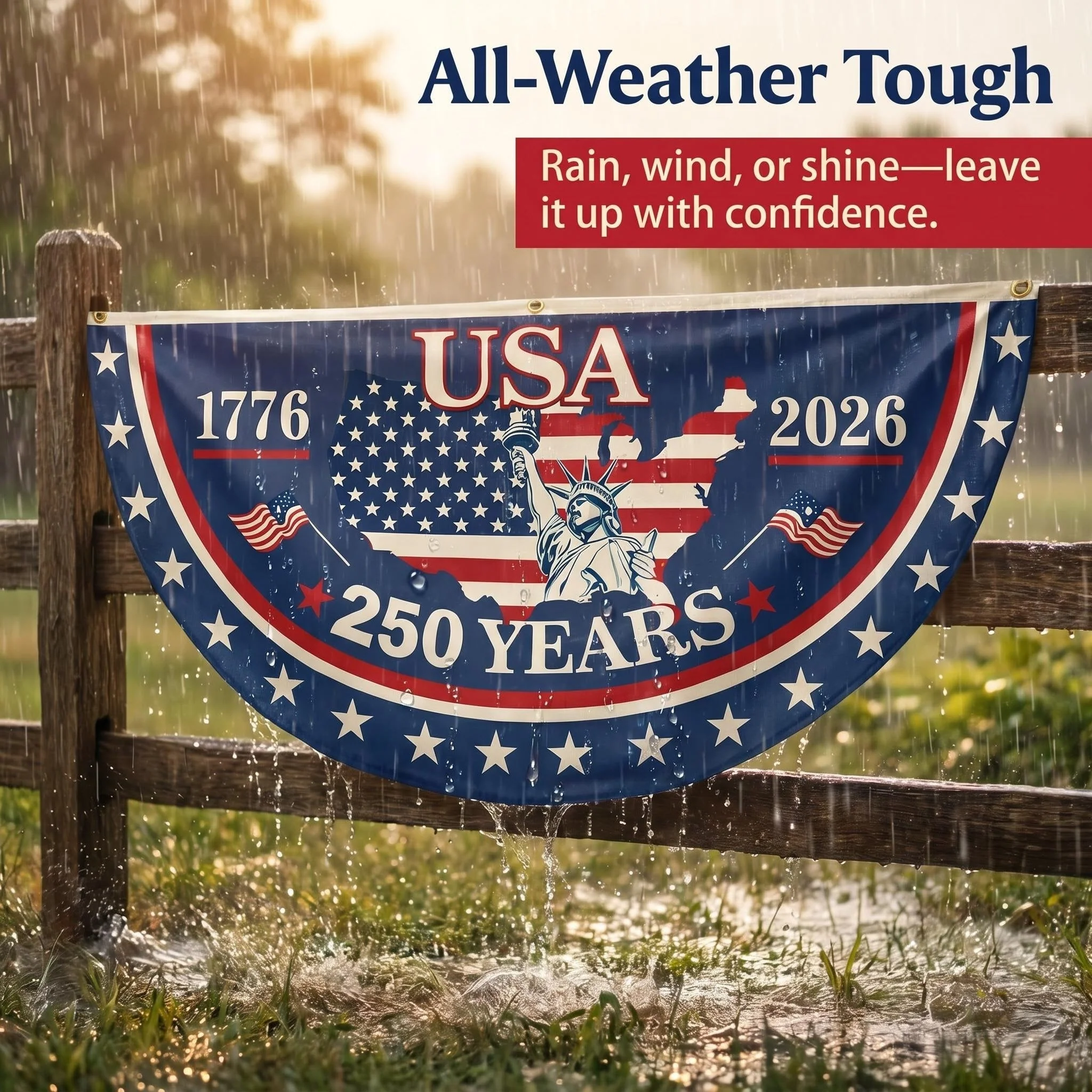 100% Veteran Owned / Handcrafted in USA-250th Anniversary Banners - Image 9
