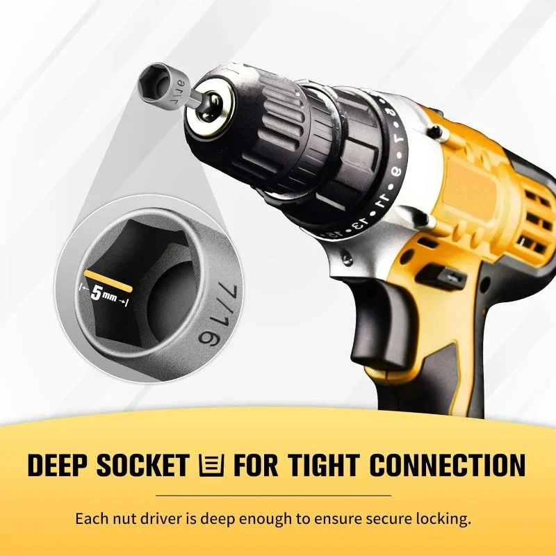 14 Pcs Nut Driver Bit Set - Image 5