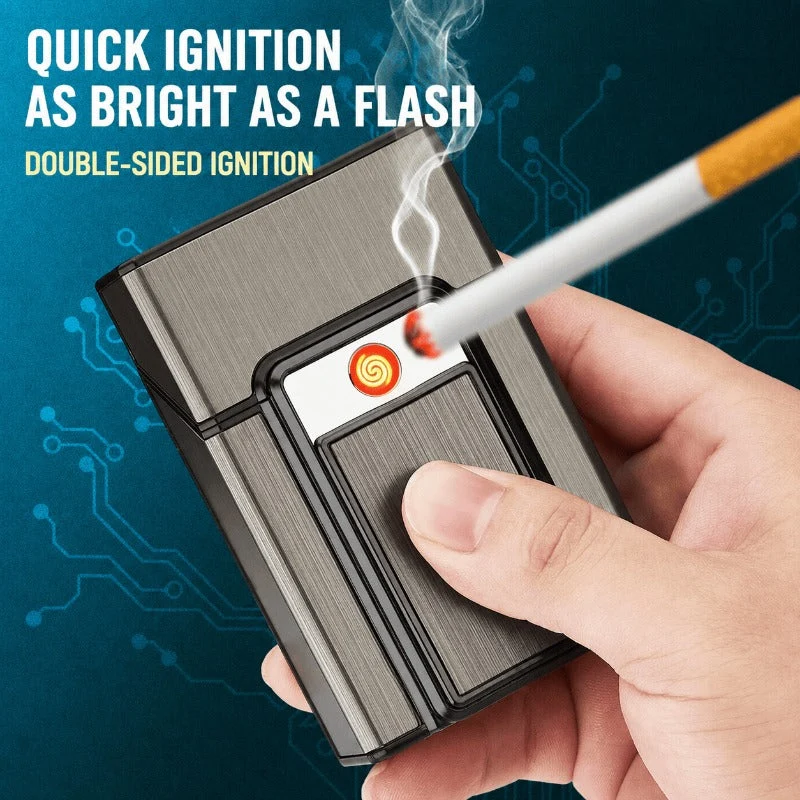 2-in-1 Cigarette Case Lighter - Image 3