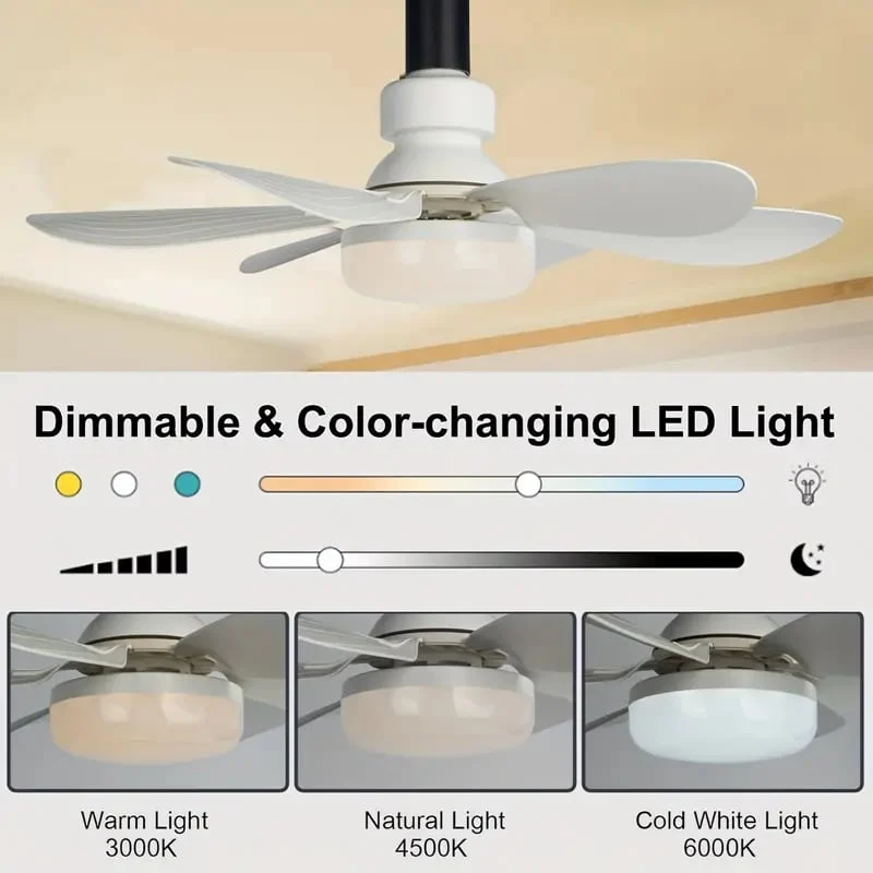 2-in-1 Dimmable Socket Fan - Image 3