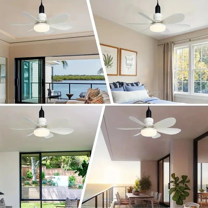 2-in-1 Dimmable Socket Fan - Image 4