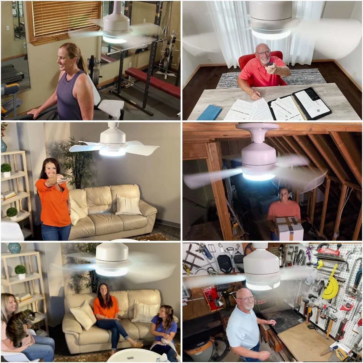2-in-1 Dimmable Socket Fan - Image 6