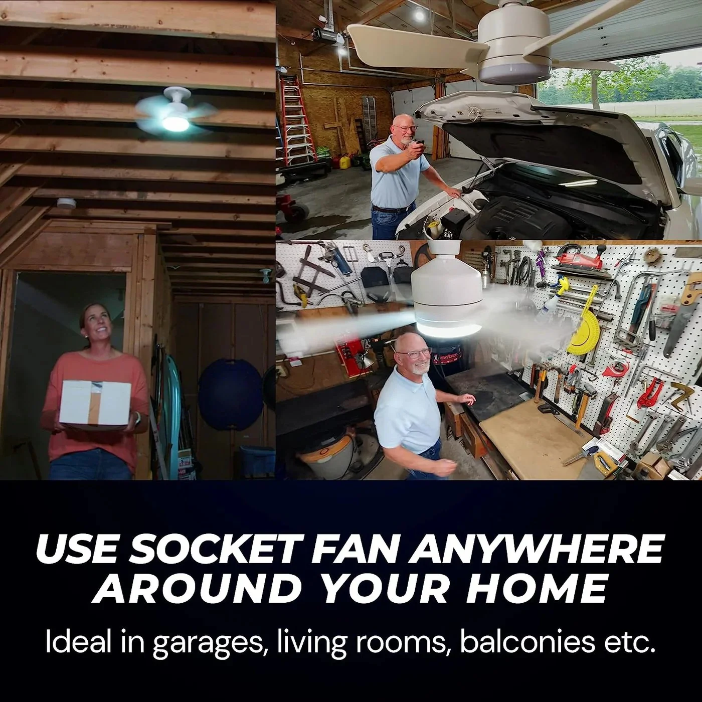 2-in-1 Dimmable Socket Fan - Image 8
