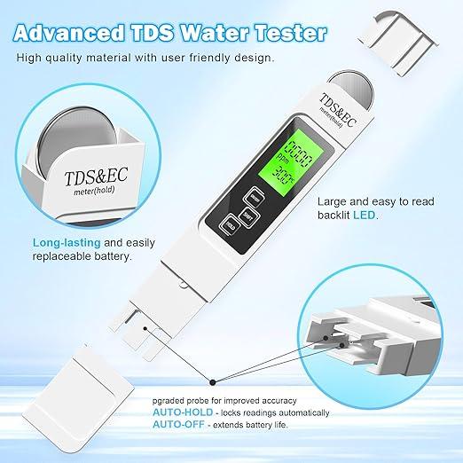 PureMeter 4 in 1 Tds Meter Digital Water Tester - Image 8