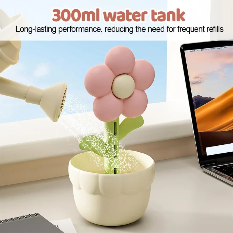 3-in-1 Flower Humidifier Lamp - Image 4