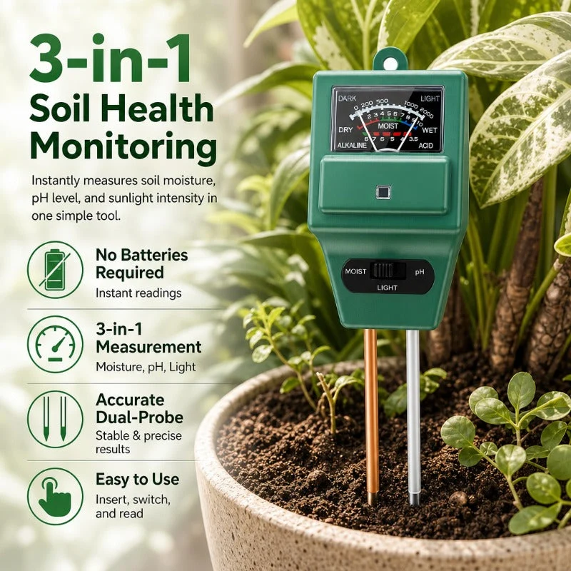 3-in-1 Soil Health Meter