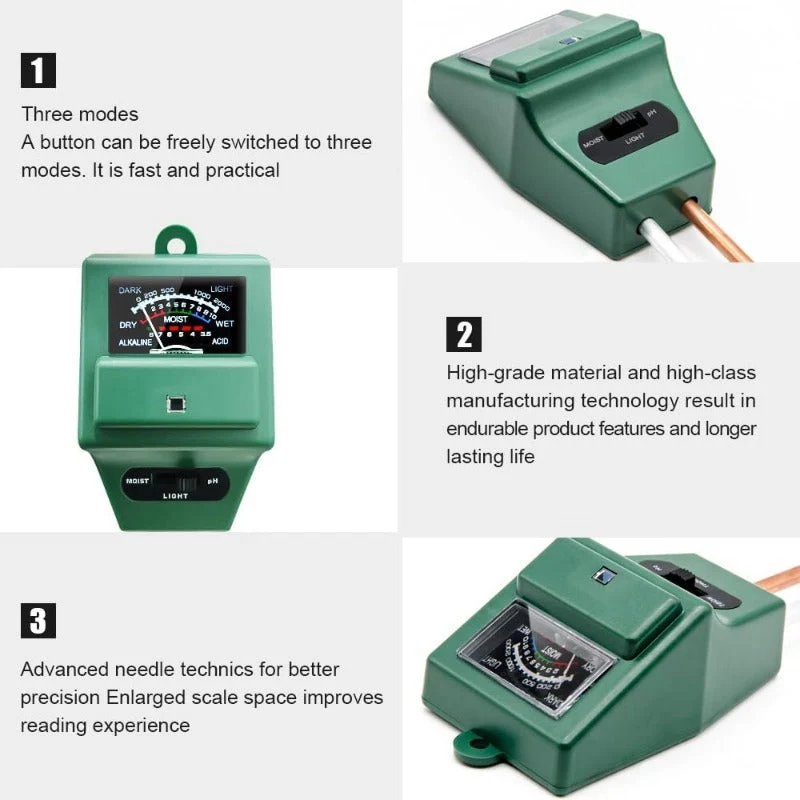 3-in-1 Soil Health Meter - Image 3