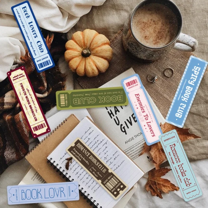 30 Vintage Ticket Bookmarks - Image 5