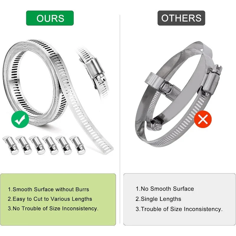 304 Stainless Hose Clamp Kit - Image 2