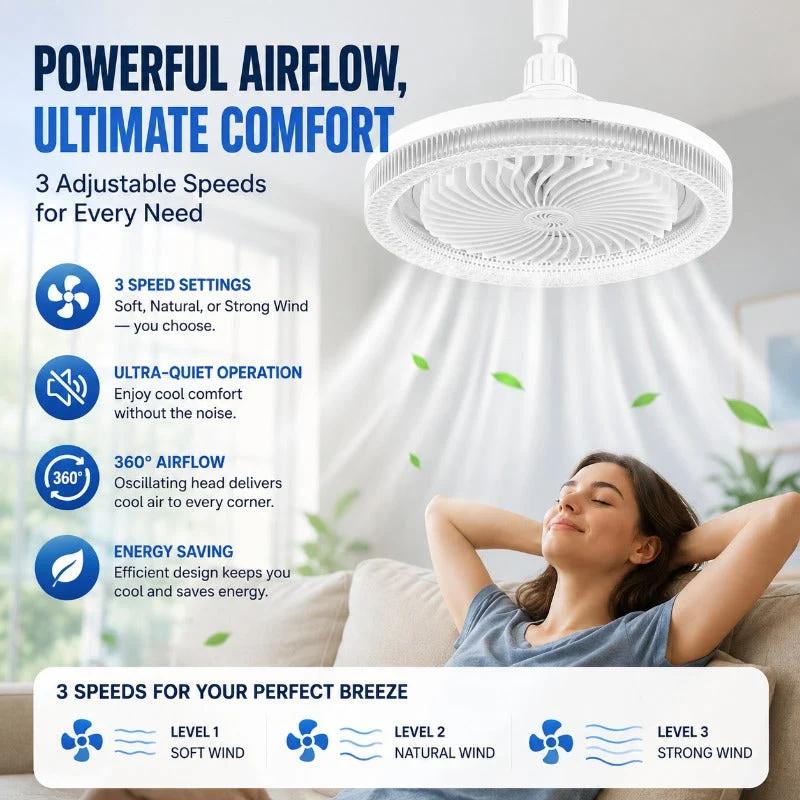 360° Oscillating Air Circulator