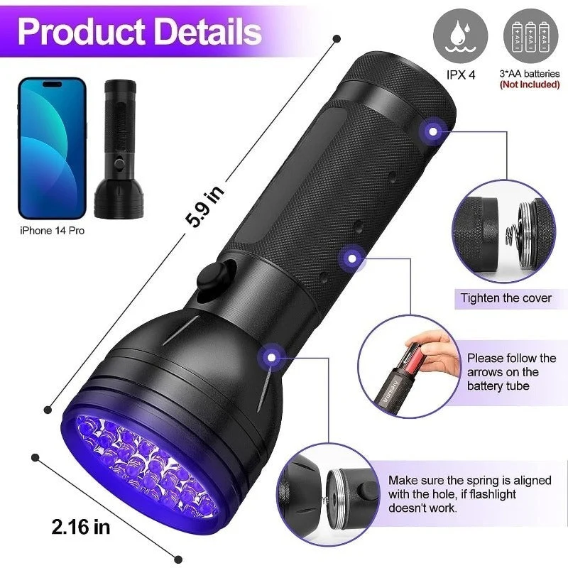 51-LED Blacklight Stain Finder - Image 6