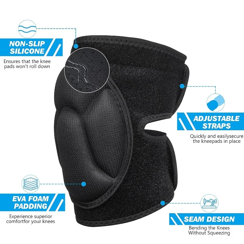 Adjustable Anti-Slip Knee Guards - Image 2