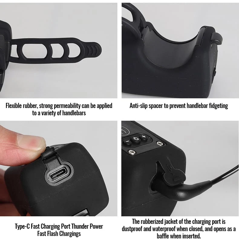 WOYUOSN Bike Electronic Horn with Large Range Floodlight - Image 6