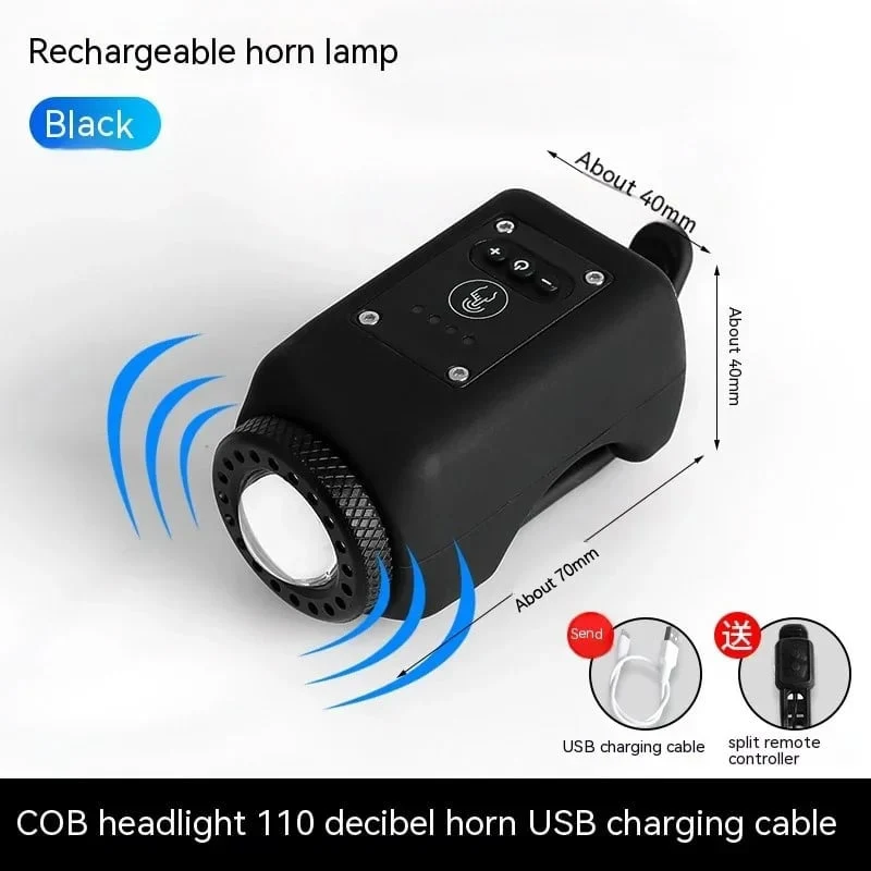 WOYUOSN Bike Electronic Horn with Large Range Floodlight - Image 8