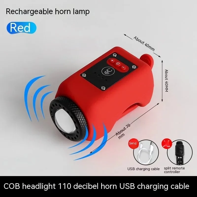 WOYUOSN Bike Electronic Horn with Large Range Floodlight - Image 9