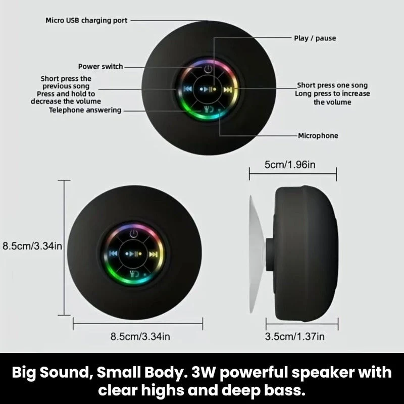 Bluetooth Shower Speaker - Image 4