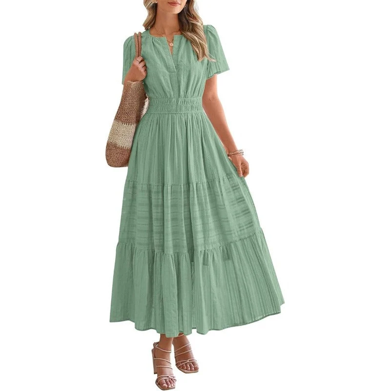Boho V-Neck Maxi Dress - Image 10