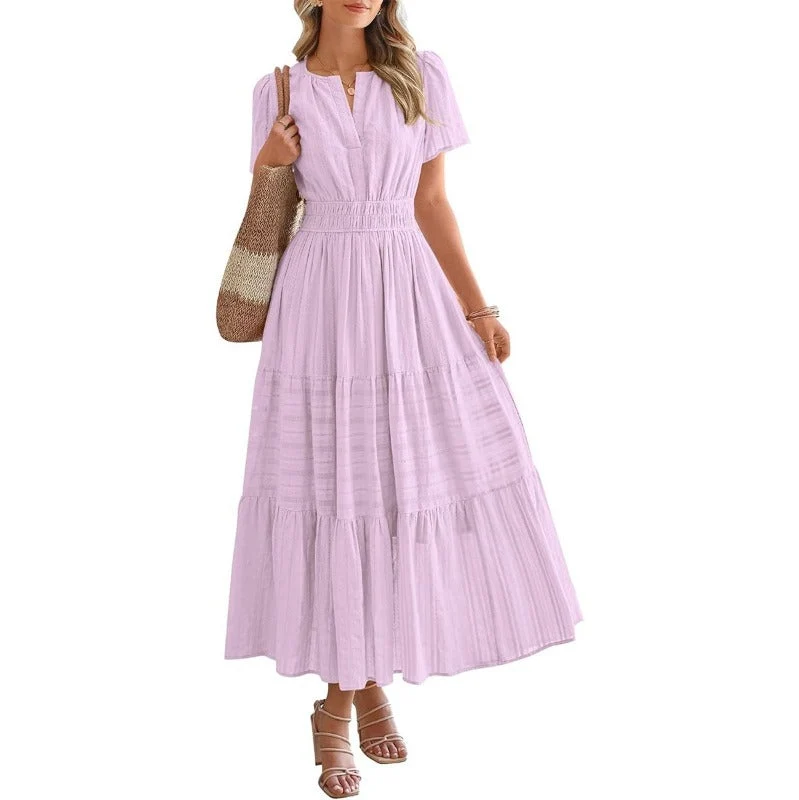 Boho V-Neck Maxi Dress - Image 12