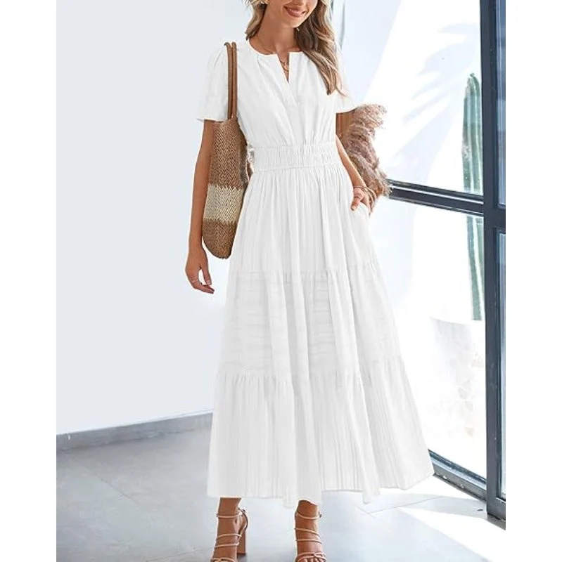 Boho V-Neck Maxi Dress - Image 15