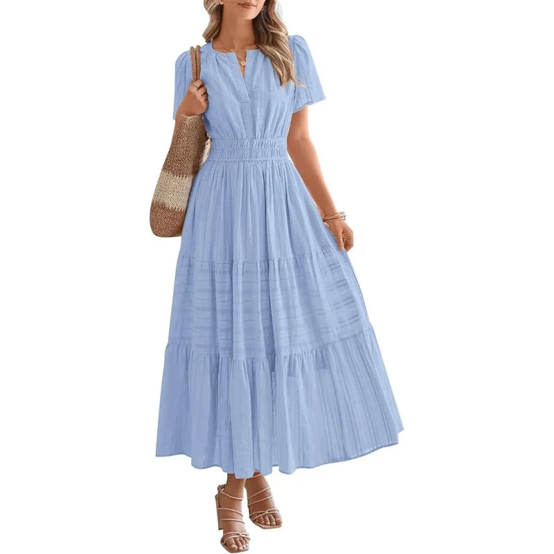 Boho V-Neck Maxi Dress - Image 42