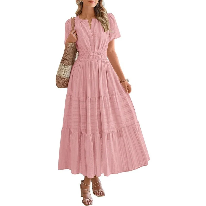 Boho V-Neck Maxi Dress - Image 47