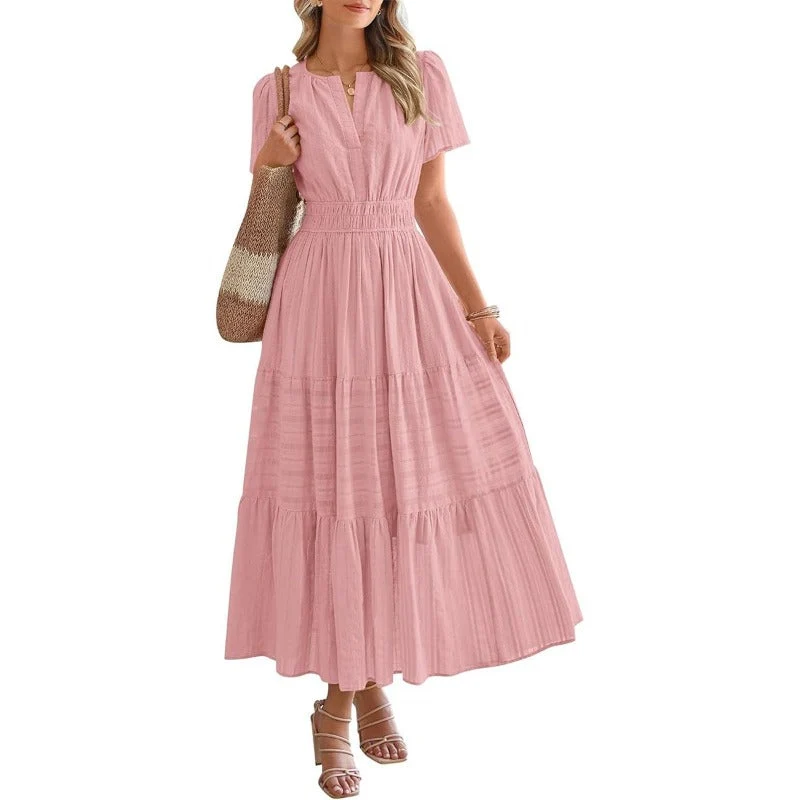 Boho V-Neck Maxi Dress - Image 7