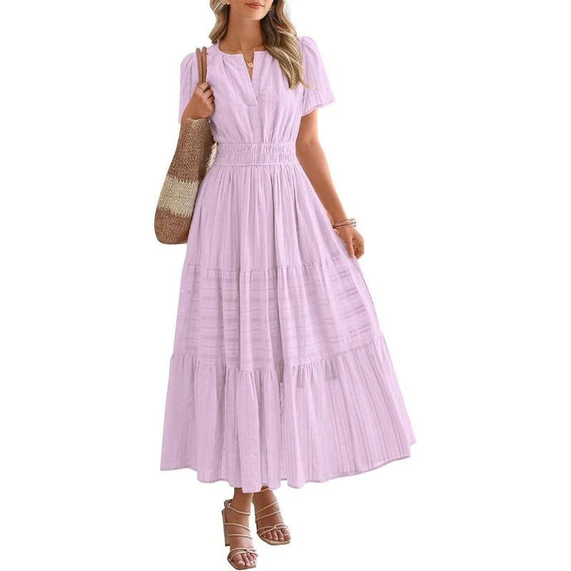 Boho V-Neck Maxi Dress - Image 74