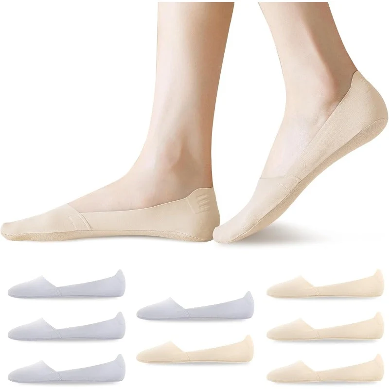 Breathable Cotton No-Show Socks - Image 6