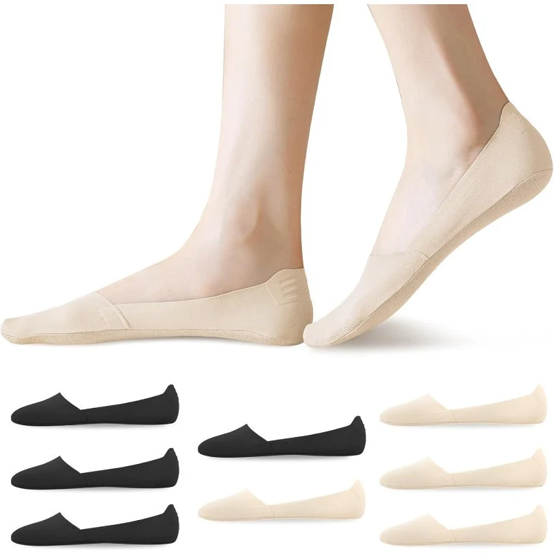 Breathable Cotton No-Show Socks - Image 7