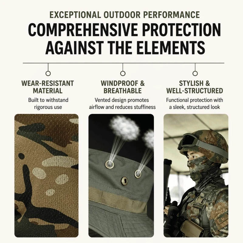 Breathable Mesh Tactical Hat - Image 4