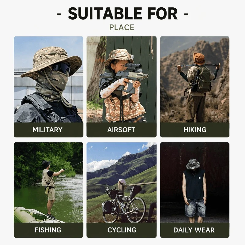 Breathable Mesh Tactical Hat - Image 5