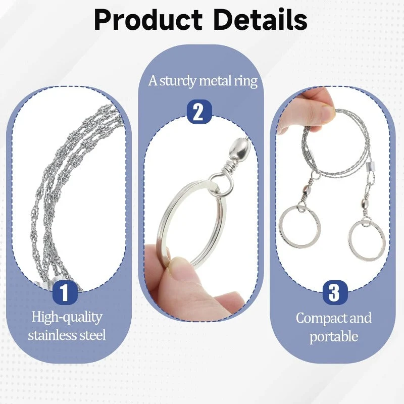 Compact Survival Wire Saw - Image 6