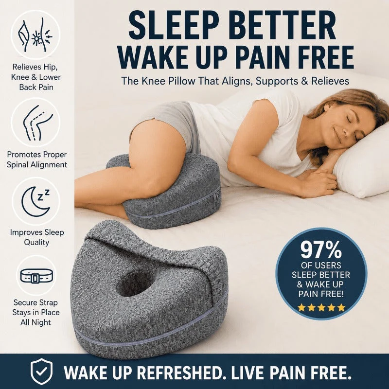 Contoured Memory Foam Knee Pillow