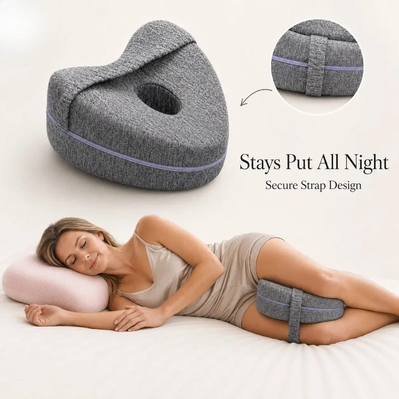 Contoured Memory Foam Knee Pillow - Image 4