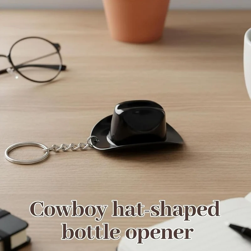 Cowboy Hat Keychain Opener - Image 3