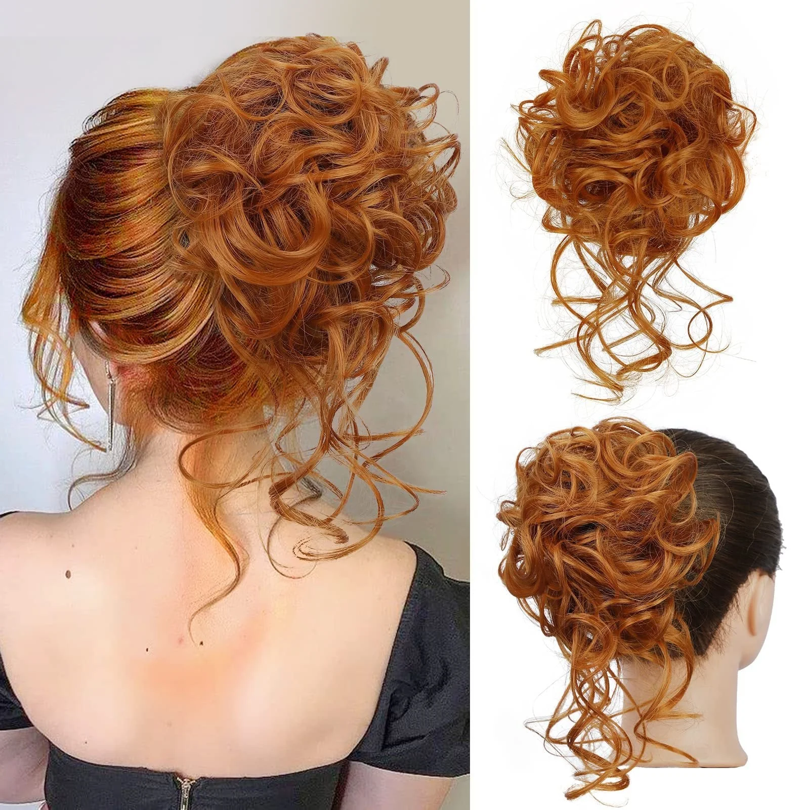 Curly Bun Hair Claw Clips - Image 14