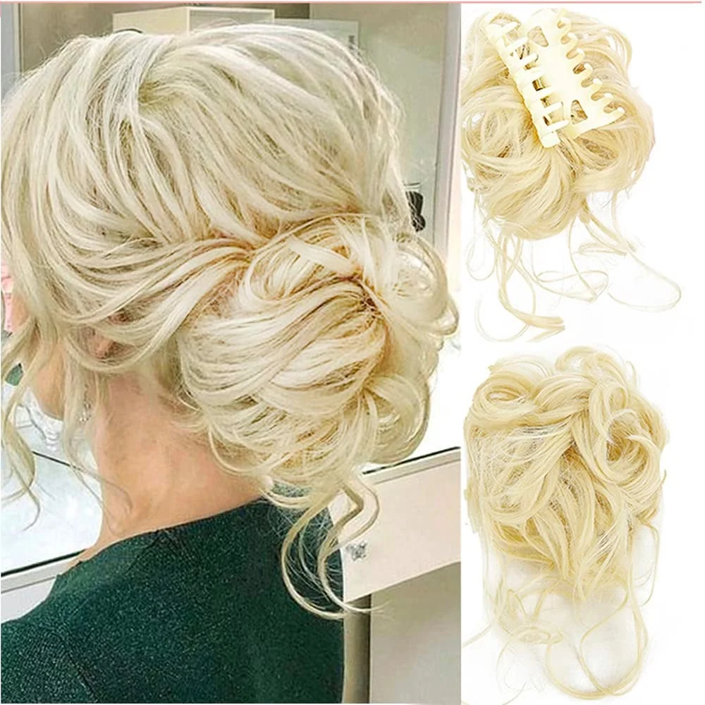Curly Bun Hair Claw Clips - Image 20