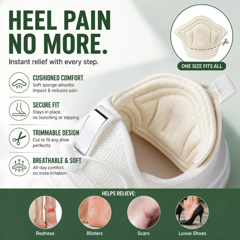 Cushioned Anti-Rub Heel Pads