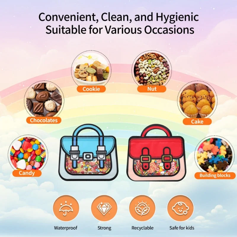 Cute Backpack Resealable Bags - Image 3