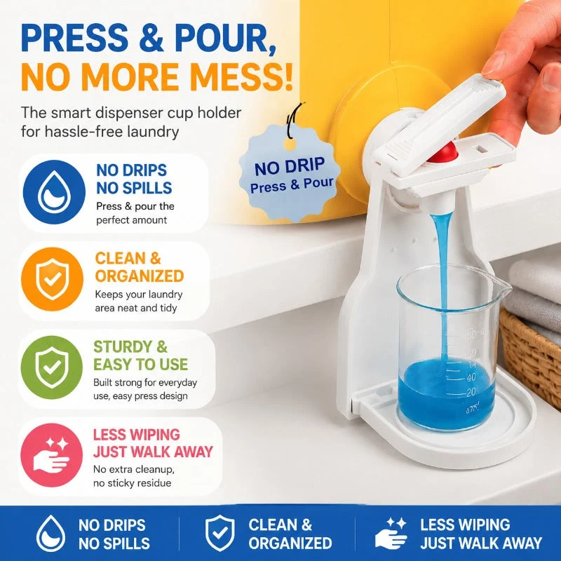 Drip-Free Detergent Dispenser Station