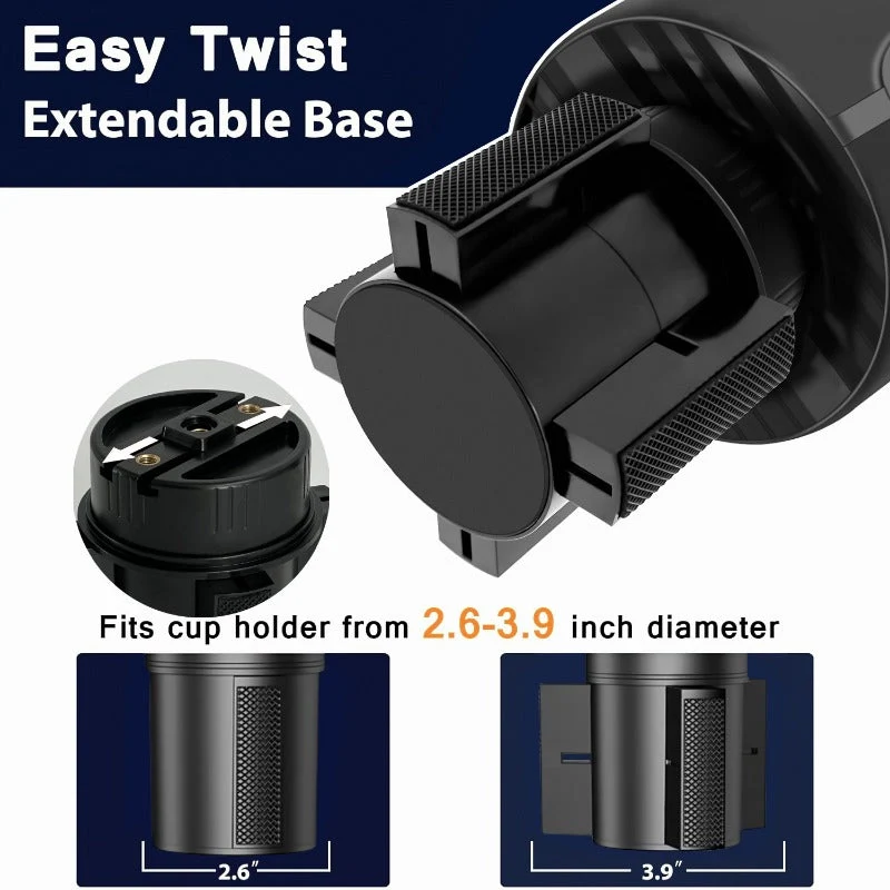 Dual Car Cup Phone Holder - Image 2