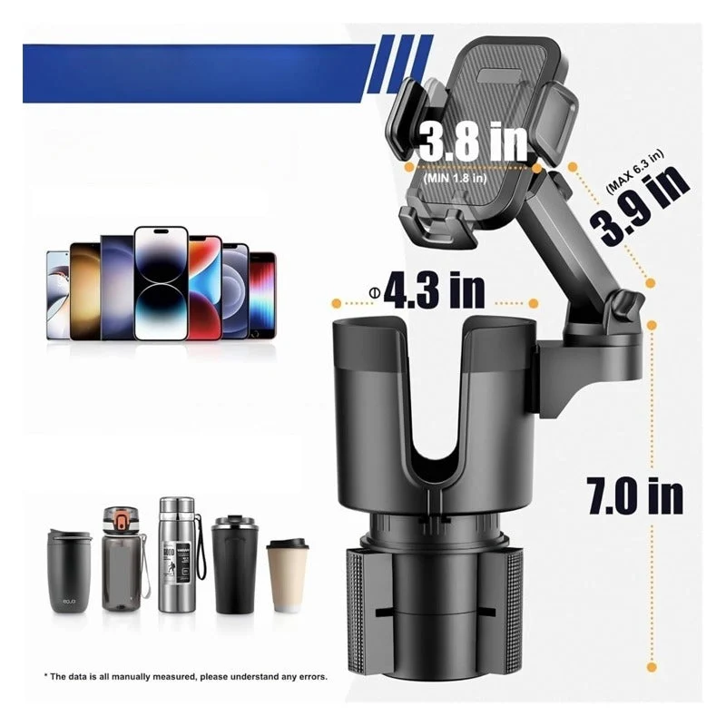Dual Car Cup Phone Holder - Image 4