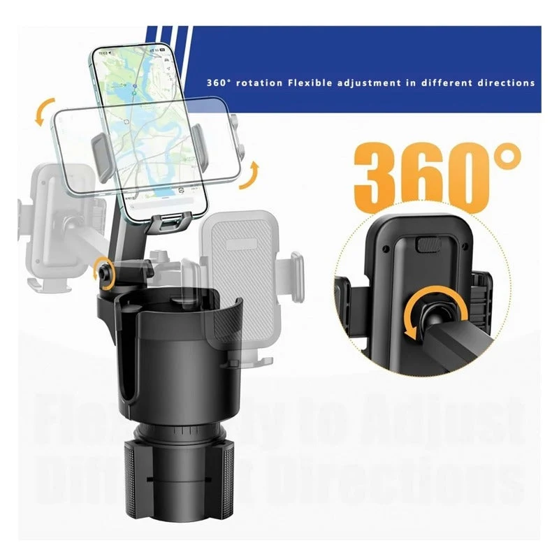 Dual Car Cup Phone Holder - Image 5