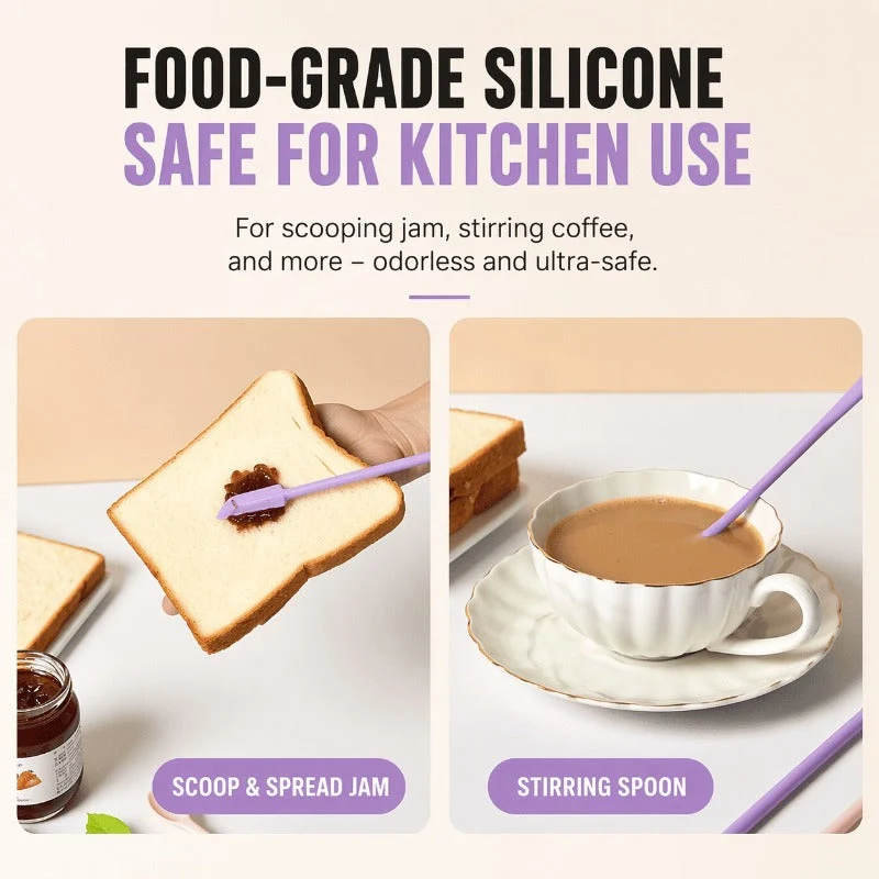 Dual-Ended Flexible Silicone Spatula - Image 3