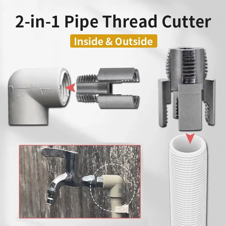 Woyuosn Dual Function Pipe Threader for 1/2″ & 3/4″ - Image 3