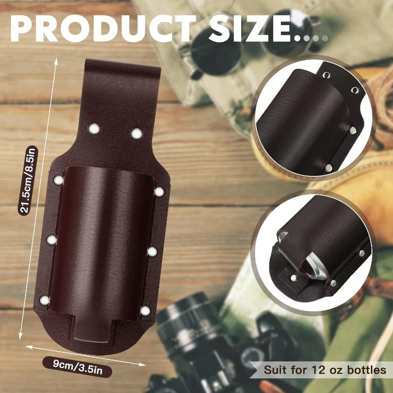 Durable Leather Beer Holster - Image 2