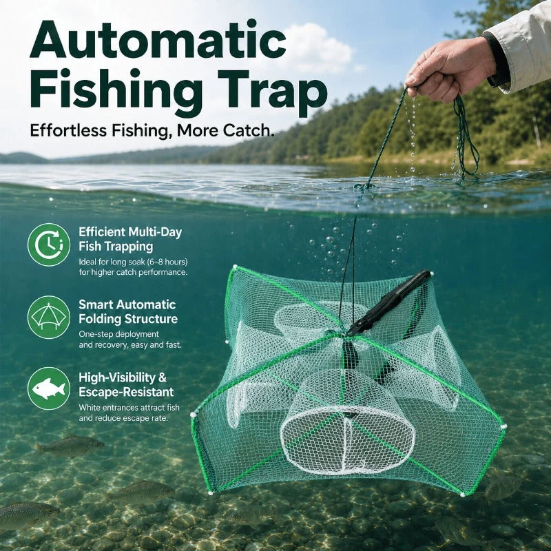Effortless Automatic Fishing Net
